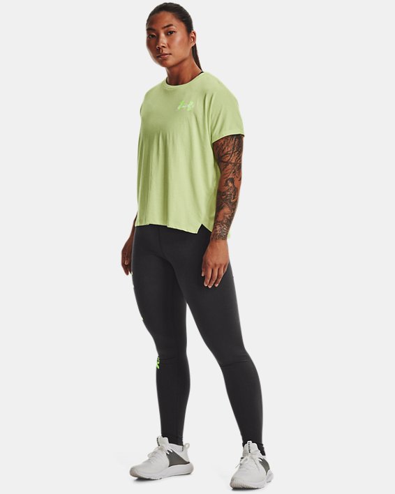 Women's UA Summer Graphic T-Shirt in Green image number 2